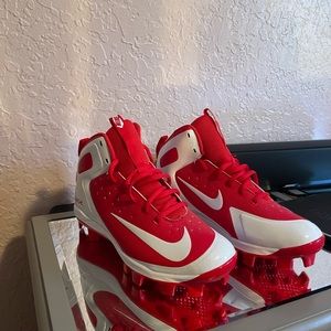 Nike Kids' Alpha Huarache Pro Mid Baseball Cleats